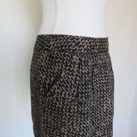 GAP Women’s Black Gray Cotton Lining Mini Skirt Size 4 - Picture 3 of 10
